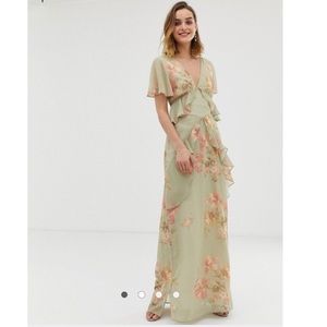 hope and ivy wrap maxi dress